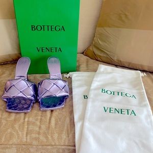 ❌SOLD!!!❌ Bottega Veneta Lido woven metallic pumps